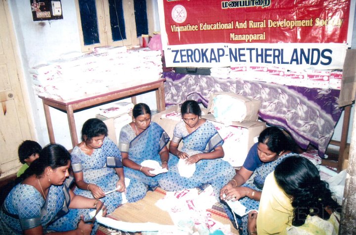 IGP production of napkins by micro lending scheme.jpg